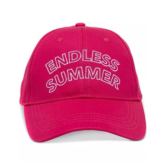 On 34th Women's Fuchsia Cotton 'Endless Summer' Baseball Cap (MSRP $39) - Picture 1 of 4